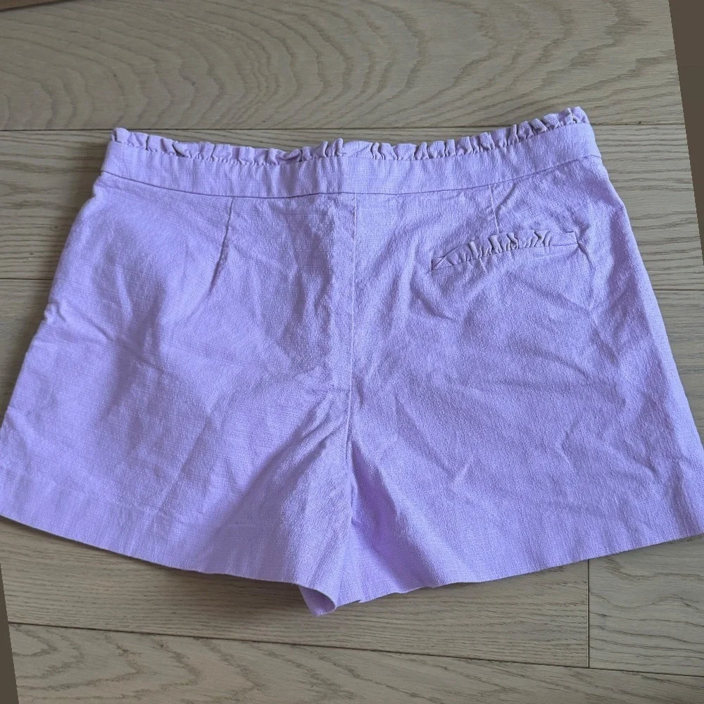 J.Crew Lilac Ruffle Trim Shorts – Size 14